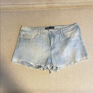 Light Blue Denim Women Shorts